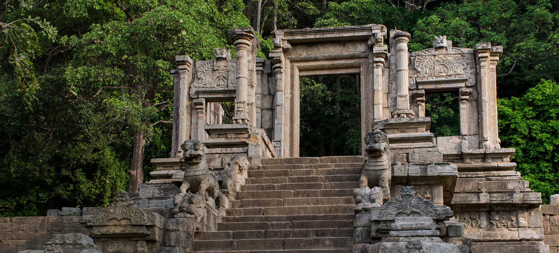 Historical landmark of Yapahuwa Rock Fortress